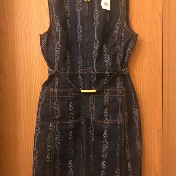 Tory Burch Sleeveless Denim Dress - Picture 5 of 5